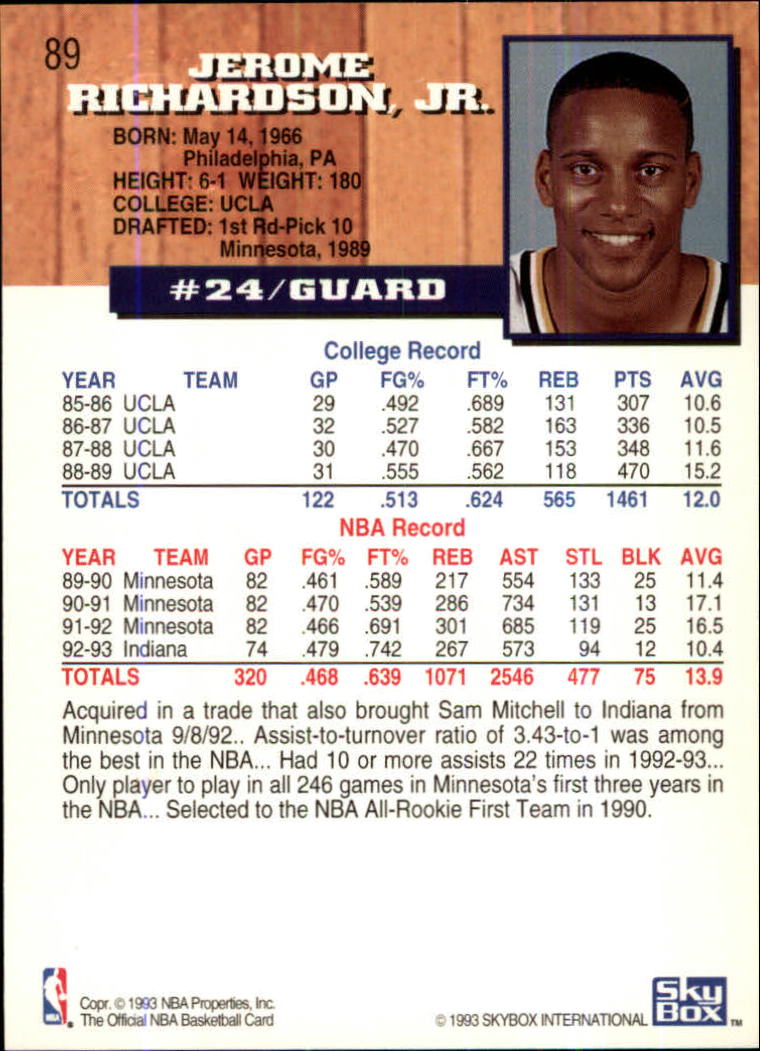 thumbnail 101  - 1993-94 Hoops Fifth Anniversary Gold Basketball Card Pick 1-165