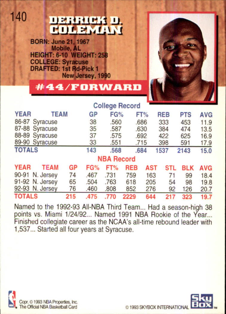 thumbnail 169  - 1993-94 Hoops Fifth Anniversary Gold Basketball Card Pick 1-165
