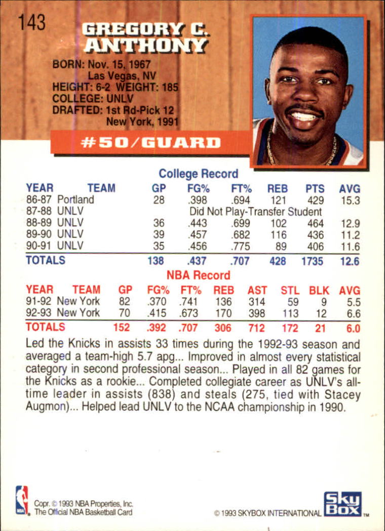 thumbnail 173  - 1993-94 Hoops Fifth Anniversary Gold Basketball Card Pick 1-165