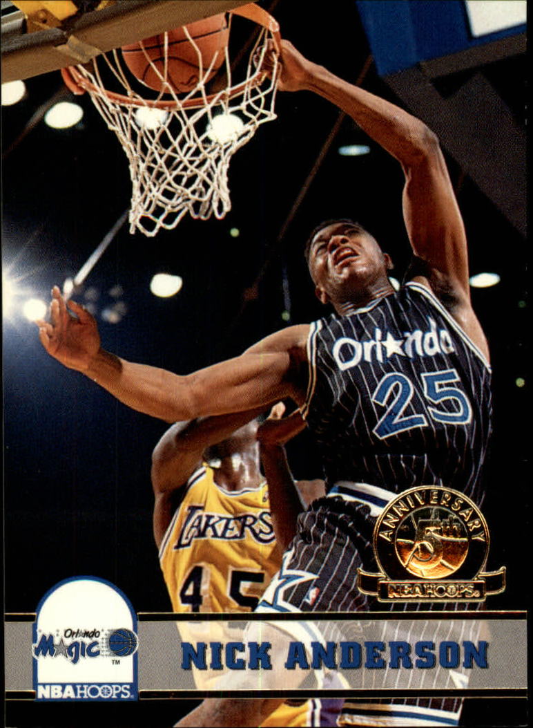 thumbnail 184  - 1993-94 Hoops Fifth Anniversary Gold Basketball Card Pick 1-165