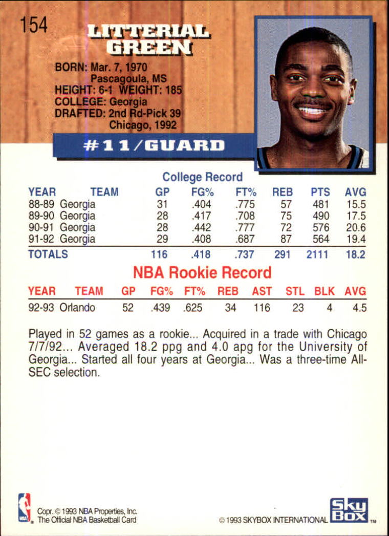 thumbnail 187  - 1993-94 Hoops Fifth Anniversary Gold Basketball Card Pick 1-165