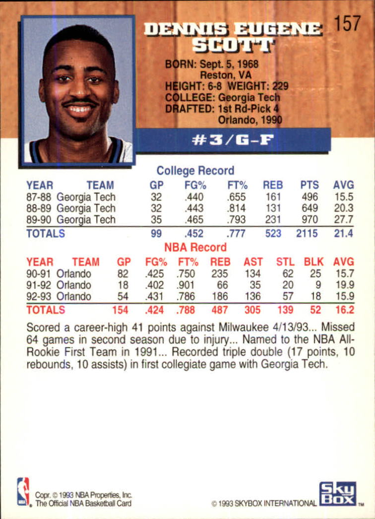 thumbnail 191  - 1993-94 Hoops Fifth Anniversary Gold Basketball Card Pick 1-165