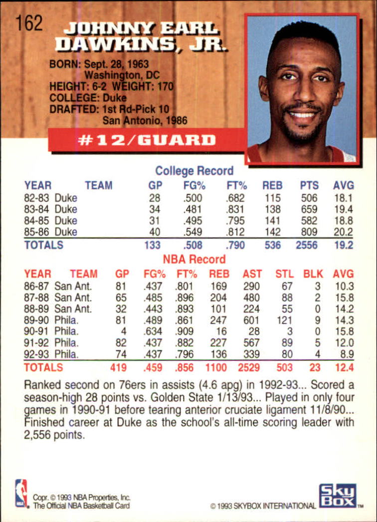 thumbnail 199  - 1993-94 Hoops Fifth Anniversary Gold Basketball Card Pick 1-165