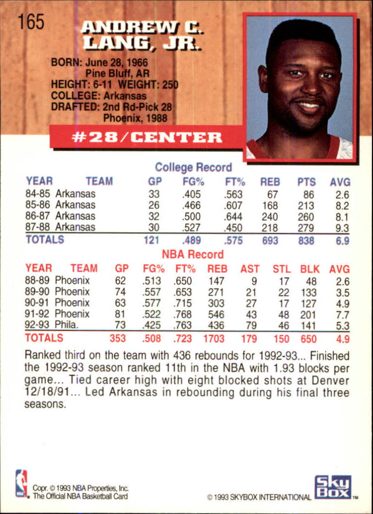 thumbnail 201  - 1993-94 Hoops Fifth Anniversary Gold Basketball Card Pick 1-165