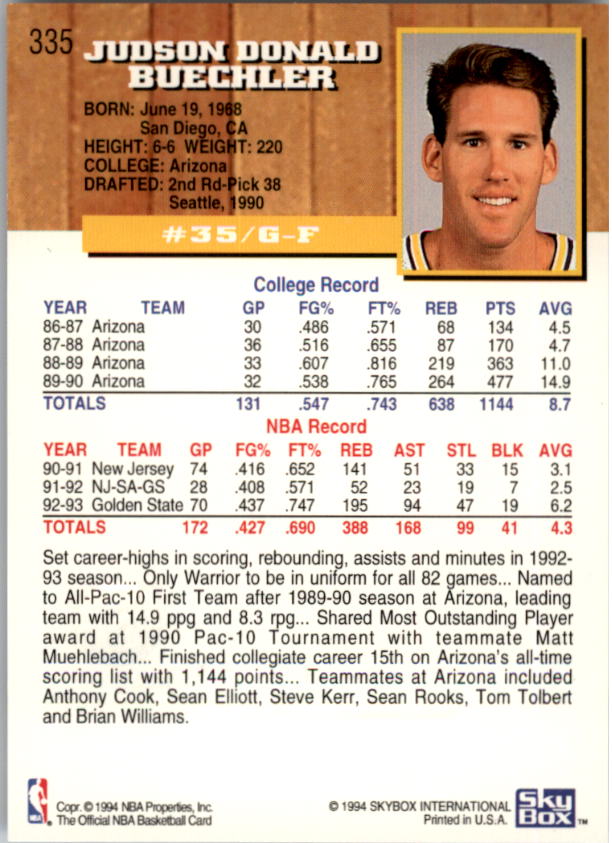 thumbnail 185  - 1993-94 Hoops Fifth Anniversary Gold Basketball Card Pick