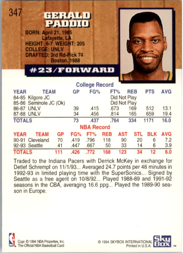 thumbnail 207  - 1993-94 Hoops Fifth Anniversary Gold Basketball Card Pick
