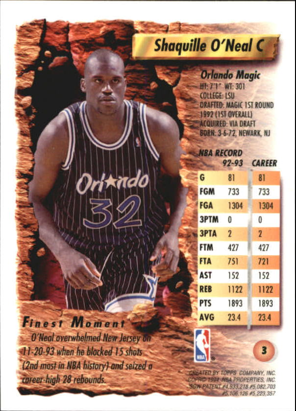 1993/1994 Finest Basketball Part 1 Main Set Cards #1 to #220 - Picture 5 of 411