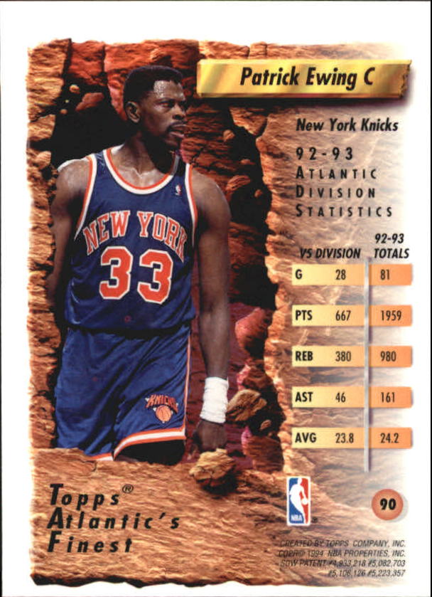 1993/1994 Finest Basketball Part 1 Main Set Cards #1 to #220 - Picture 173 of 411