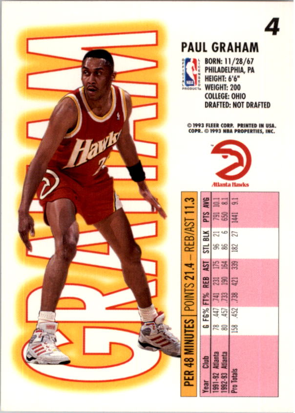 1993-94 Fleer Basketball Card Pick 1-250 - Picture 9 of 489