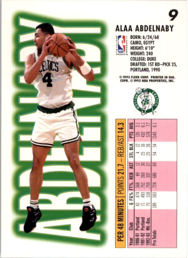 1993-94 Fleer Basketball Card Pick 1-250 - Picture 19 of 489