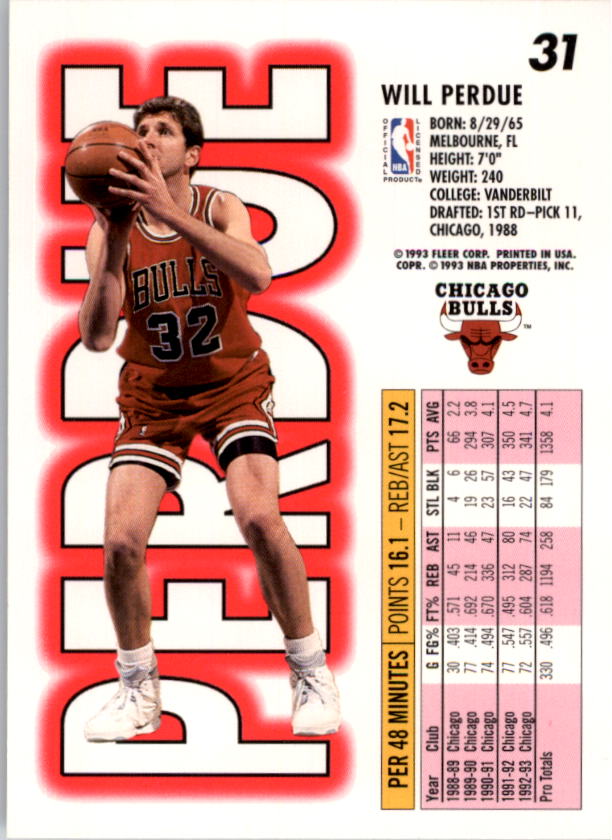 1993-94 Fleer Basketball Card Pick 1-250 - Picture 61 of 489