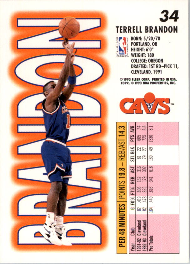 1993-94 Fleer Basketball Card Pick 1-250 - Picture 67 of 489