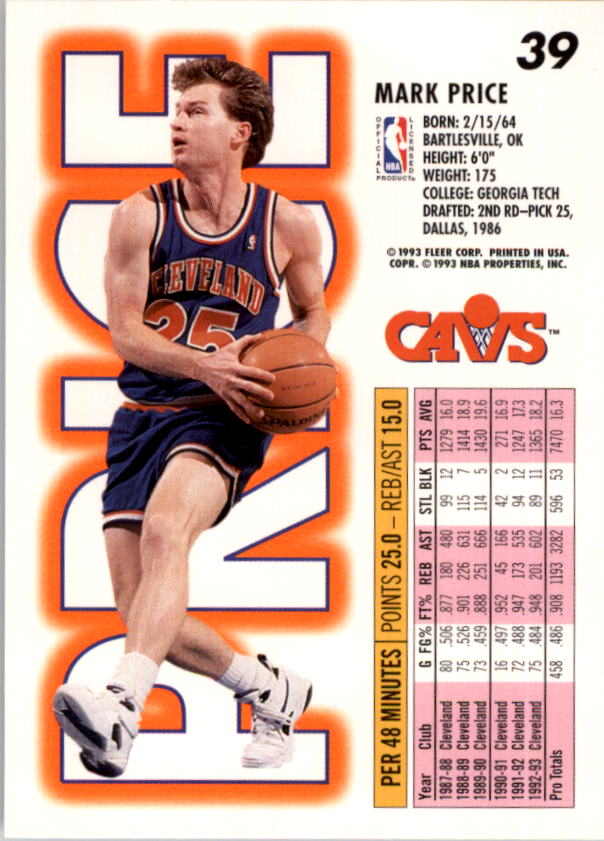 1993-94 Fleer Basketball Card Pick 1-250 - Picture 77 of 489