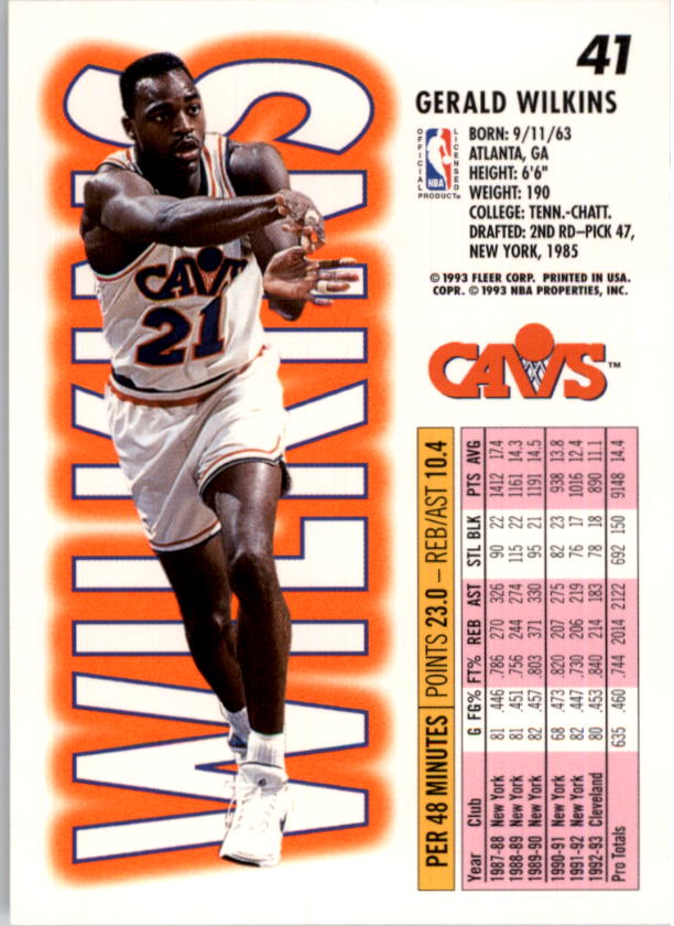1993-94 Fleer Basketball Card Pick 1-250 - Picture 81 of 489