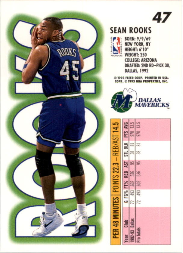 1993-94 Fleer Basketball Card Pick 1-250 - Picture 93 of 489