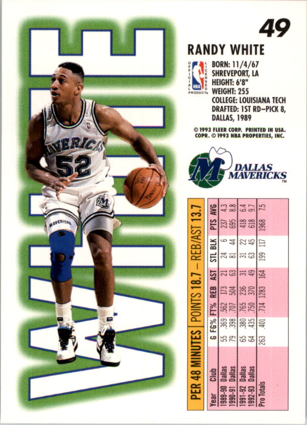 1993-94 Fleer Basketball Card Pick 1-250 - Picture 97 of 489