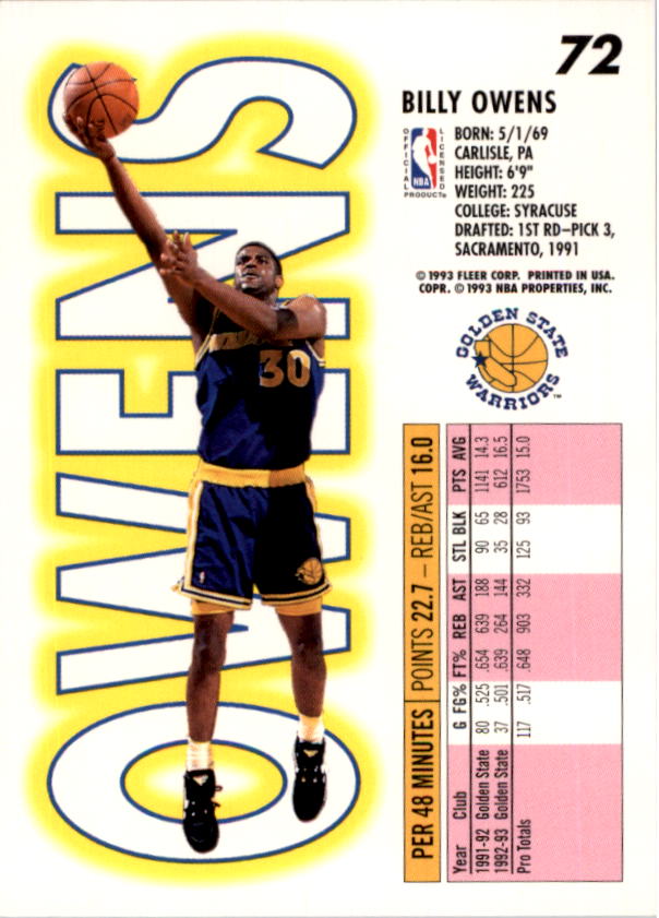 1993-94 Fleer Basketball Card Pick 1-250 - Picture 143 of 489