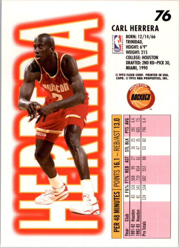 1993-94 Fleer Basketball Card Pick 1-250 - Picture 151 of 489