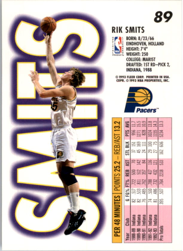 1993-94 Fleer Basketball Card Pick 1-250 - Picture 177 of 489