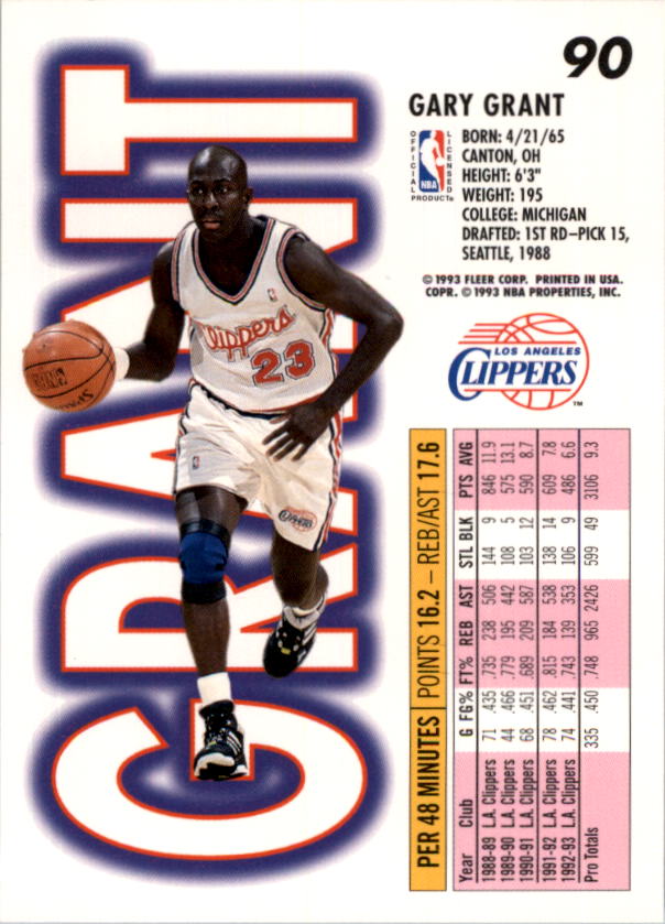 1993-94 Fleer Basketball Card Pick 1-250 - Picture 179 of 489