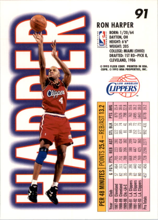 1993-94 Fleer Basketball Card Pick 1-250 - Picture 181 of 489