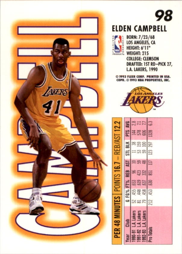 1993-94 Fleer Basketball Card Pick 1-250 - Picture 195 of 489