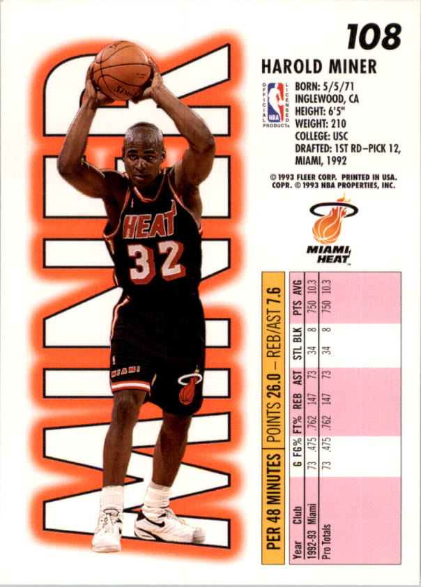 1993-94 Fleer Basketball Card Pick 1-250 - Picture 215 of 489