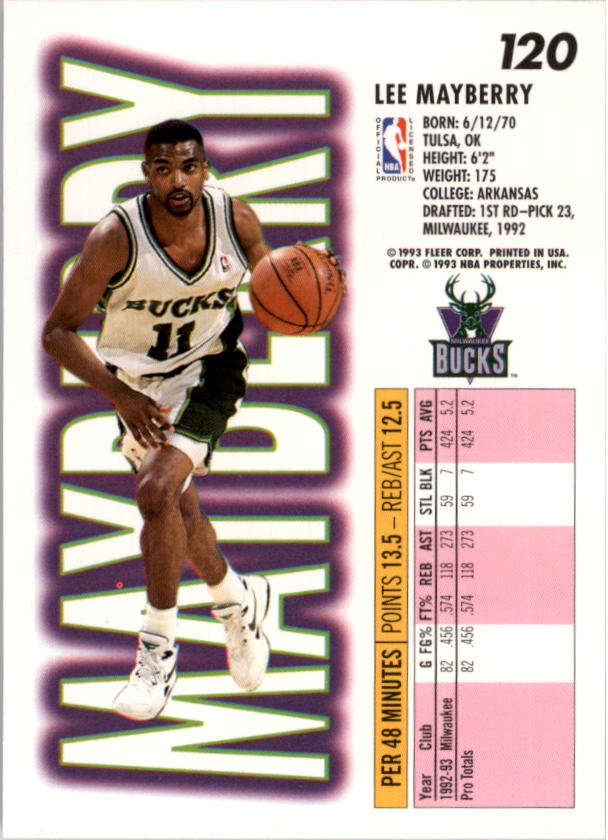 1993-94 Fleer Basketball Card Pick 1-250 - Picture 239 of 489