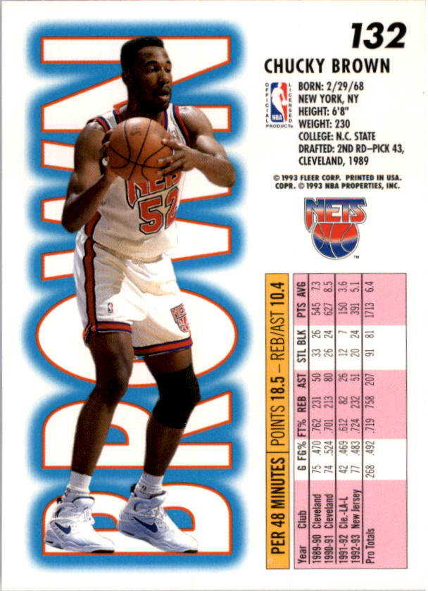 1993-94 Fleer Basketball Card Pick 1-250 - Picture 263 of 489
