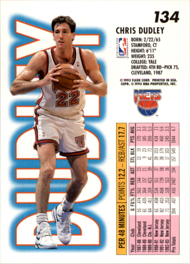 1993-94 Fleer Basketball Card Pick 1-250 - Picture 267 of 489