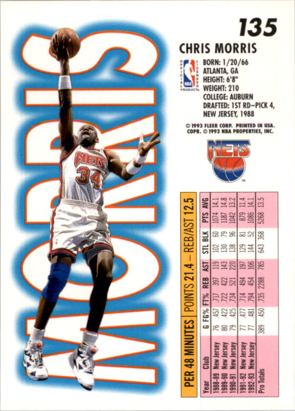 1993-94 Fleer Basketball Card Pick 1-250 - Picture 269 of 489
