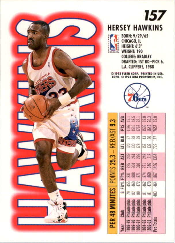 1993-94 Fleer Basketball Card Pick 1-250 - Picture 313 of 489