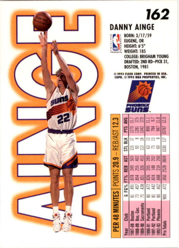 1993-94 Fleer Basketball Card Pick 1-250 - Picture 323 of 489