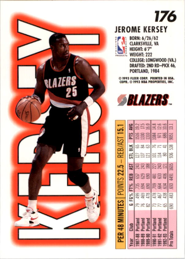1993-94 Fleer Basketball Card Pick 1-250 - Picture 351 of 489
