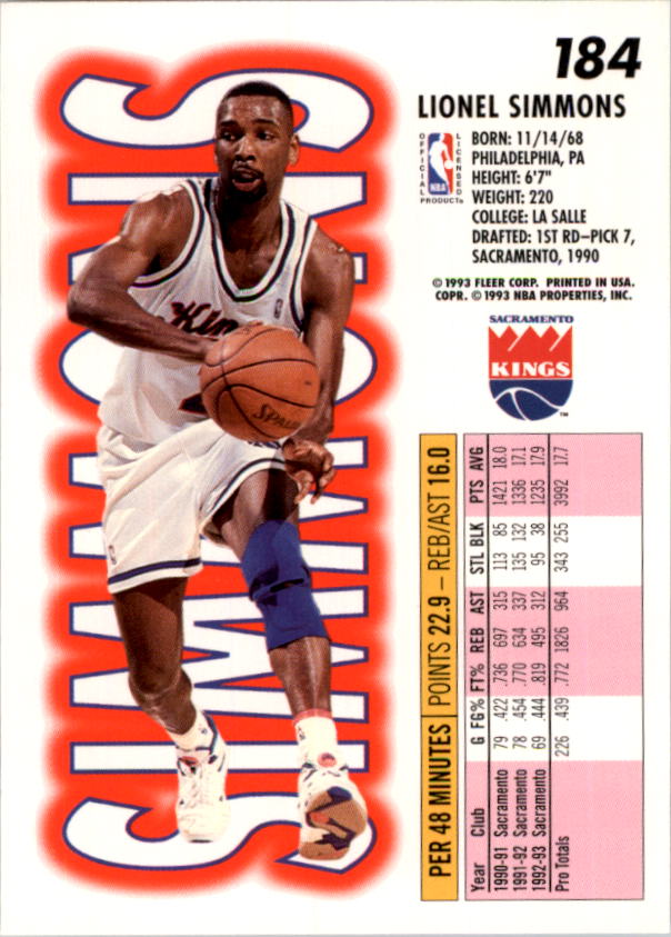 1993-94 Fleer Basketball Card Pick 1-250 - Picture 367 of 489