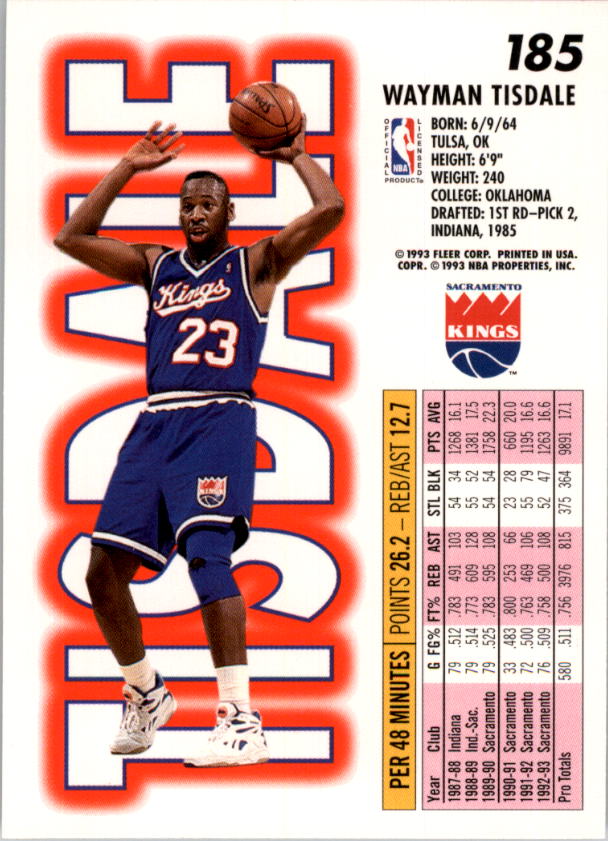 1993-94 Fleer Basketball Card Pick 1-250 - Picture 369 of 489