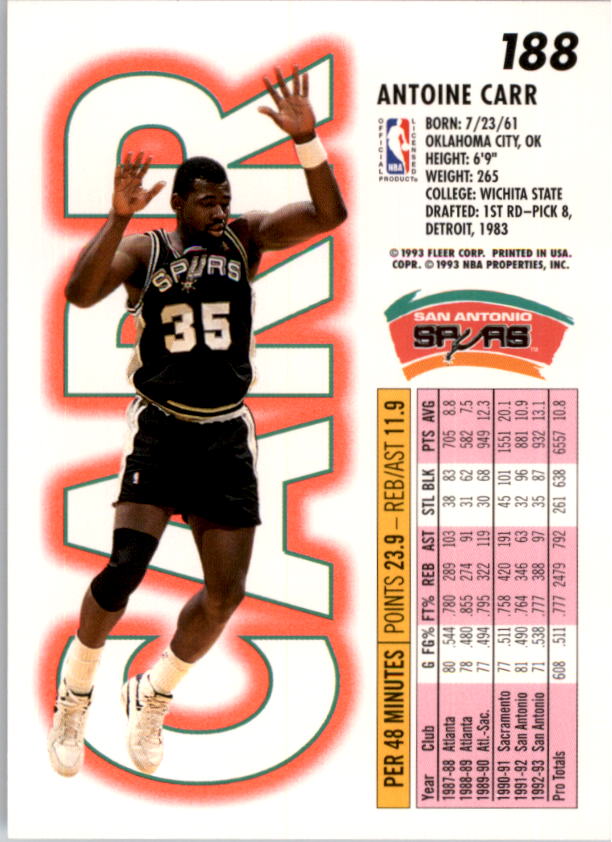 1993-94 Fleer Basketball Card Pick 1-250 - Picture 375 of 489