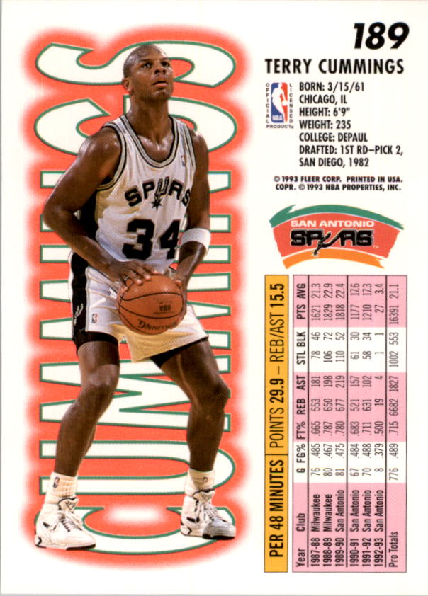 1993-94 Fleer Basketball Card Pick 1-250 - Picture 377 of 489