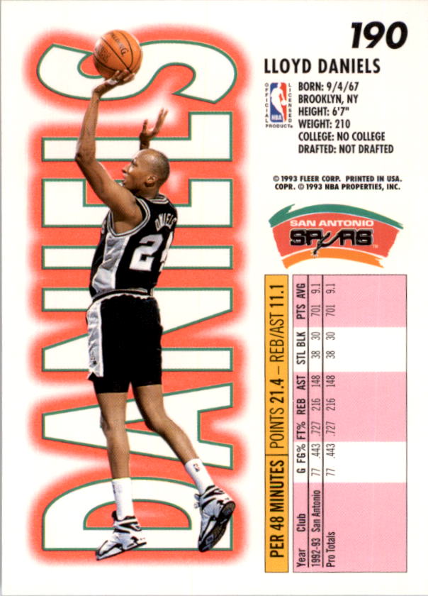 1993-94 Fleer Basketball Card Pick 1-250 - Picture 379 of 489