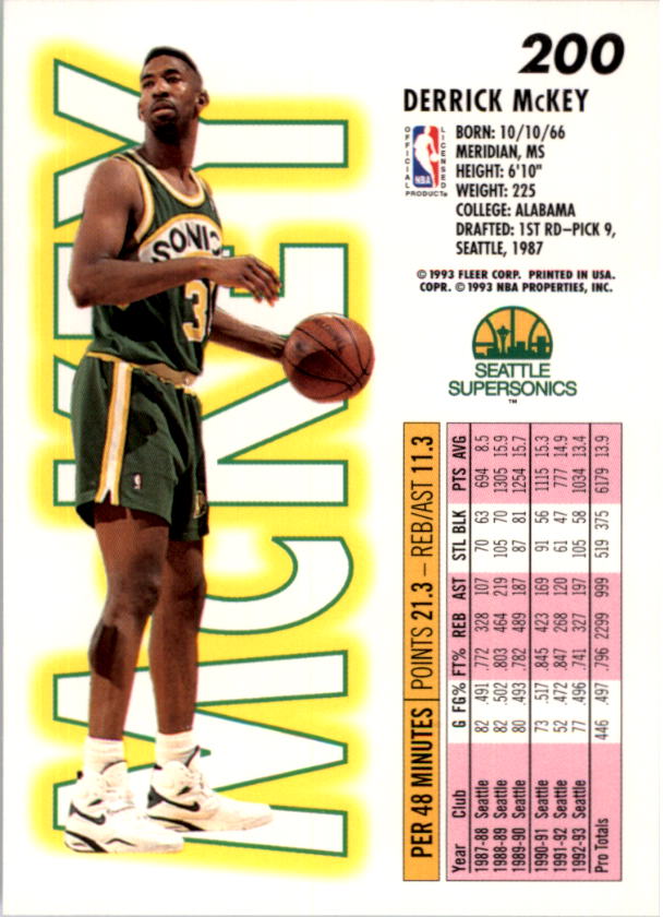 1993-94 Fleer Basketball Card Pick 1-250 - Picture 399 of 489