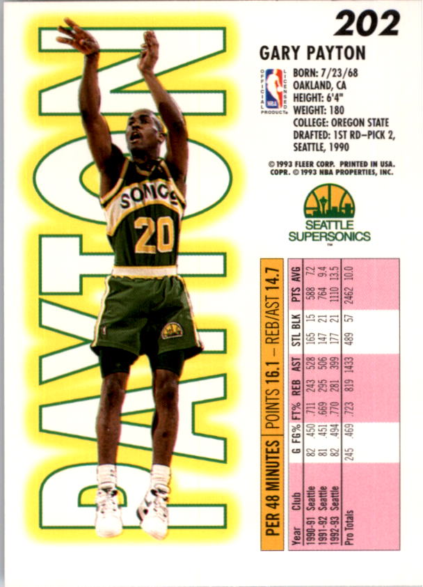 1993-94 Fleer Basketball Card Pick 1-250 - Picture 403 of 489