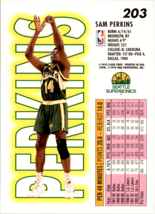 1993-94 Fleer Basketball Card Pick 1-250 - Picture 405 of 489