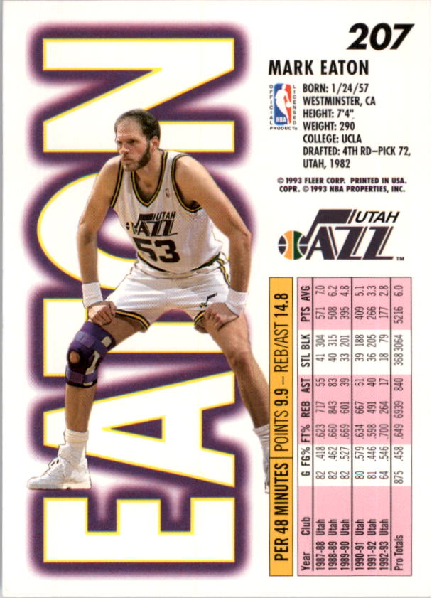 1993-94 Fleer Basketball Card Pick 1-250 - Picture 413 of 489