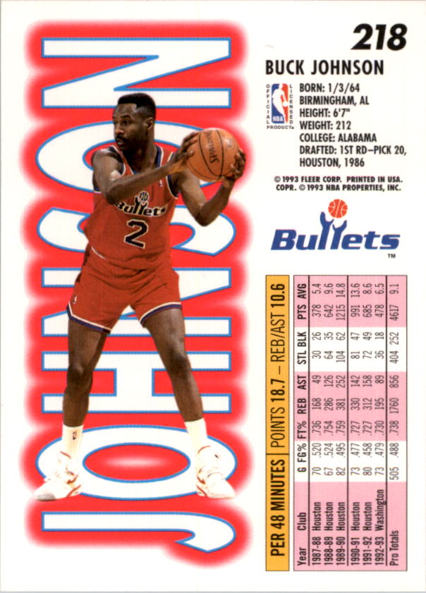 1993-94 Fleer Basketball Card Pick 1-250 - Picture 435 of 489