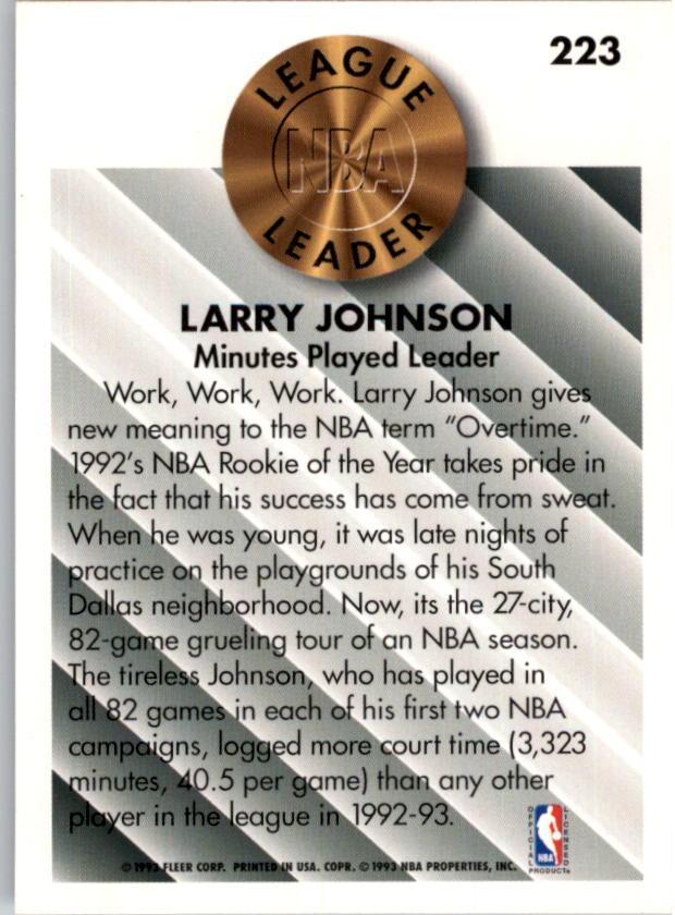 1993-94 Fleer Basketball Card Pick 1-250 - Picture 445 of 489