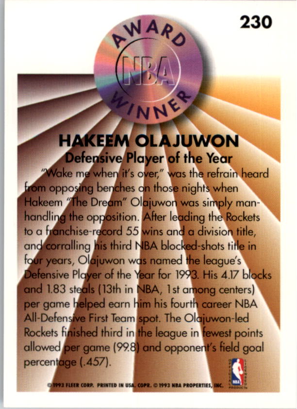 1993-94 Fleer Basketball Card Pick 1-250 - Picture 455 of 489