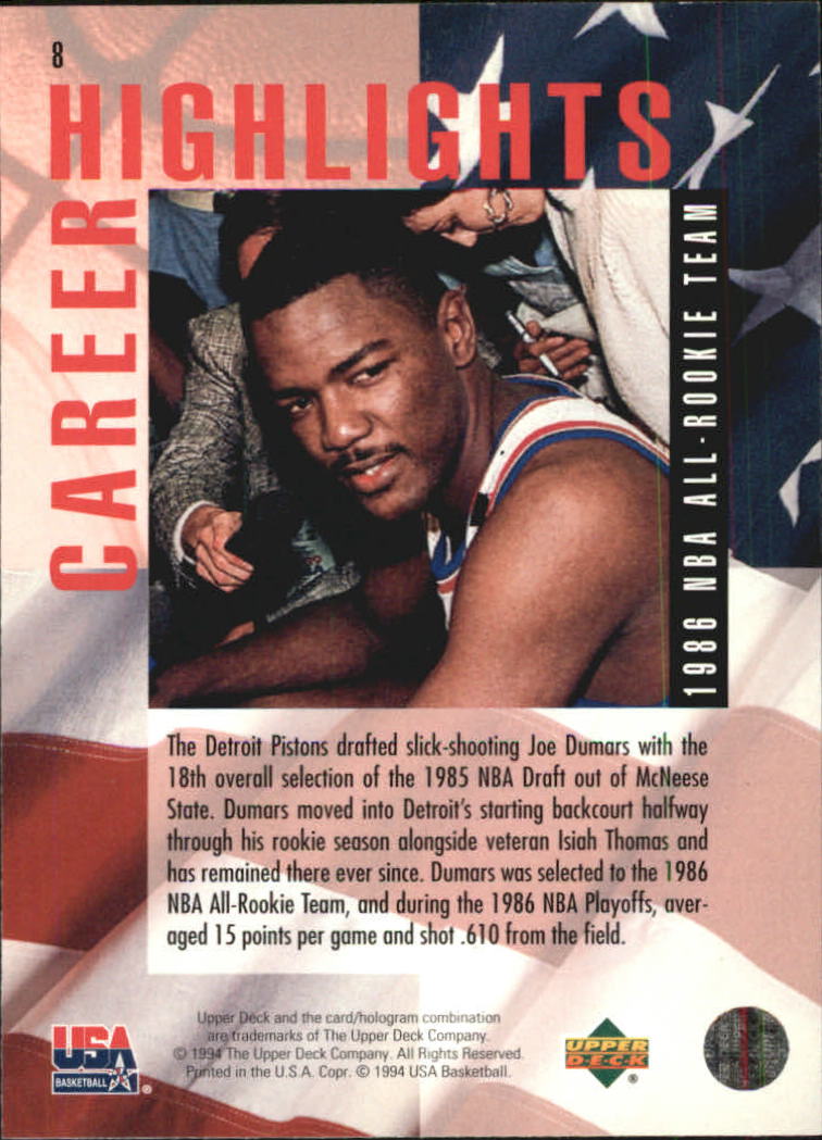 1994 USA (Upper Deck) Basketball - Picture 87 of 105