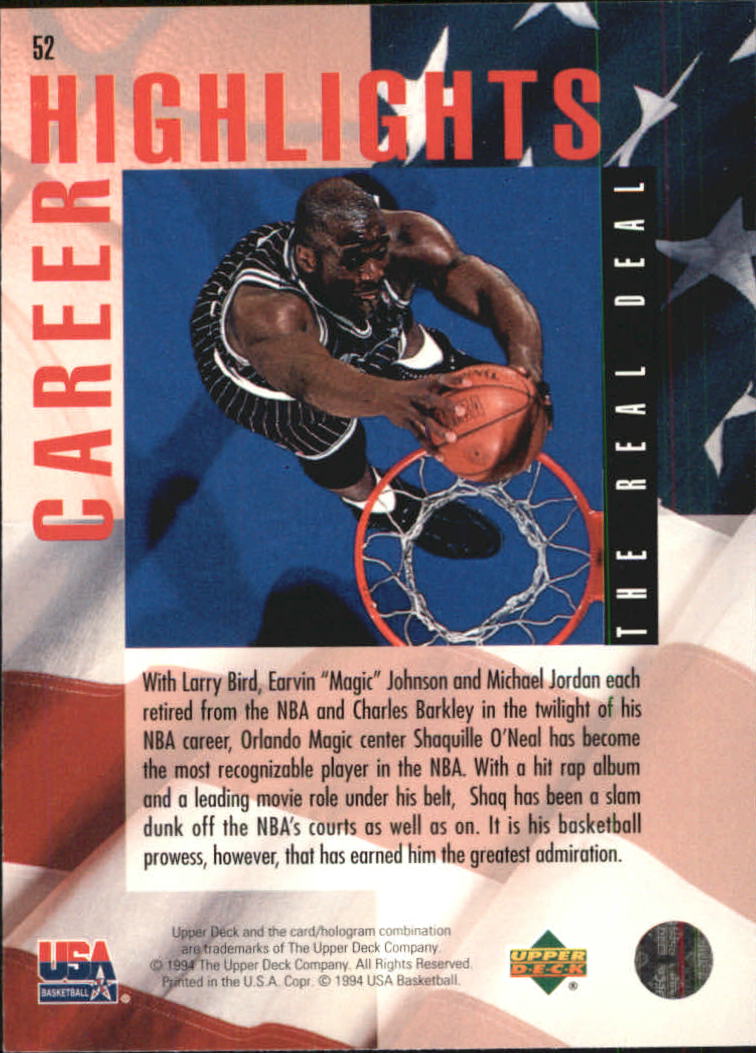 1994 USA (Upper Deck) Basketball - Picture 93 of 105