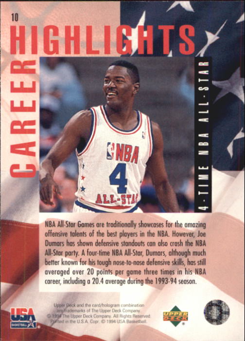 1994 USA (Upper Deck) Basketball - Picture 7 of 105