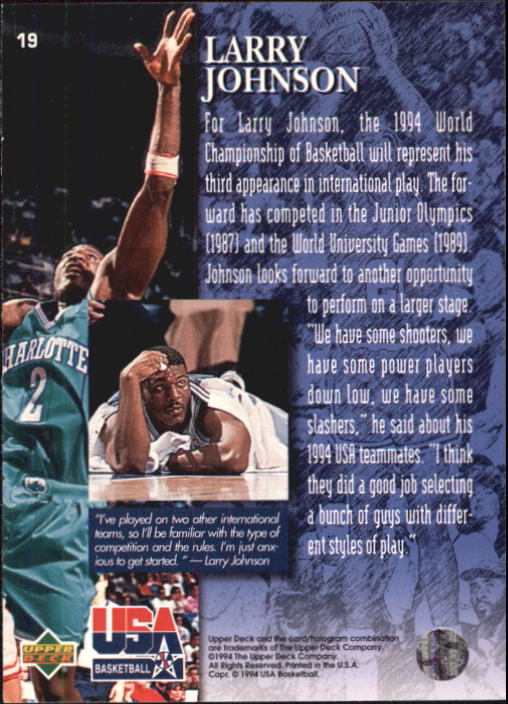 1994 USA (Upper Deck) Basketball - Picture 11 of 105